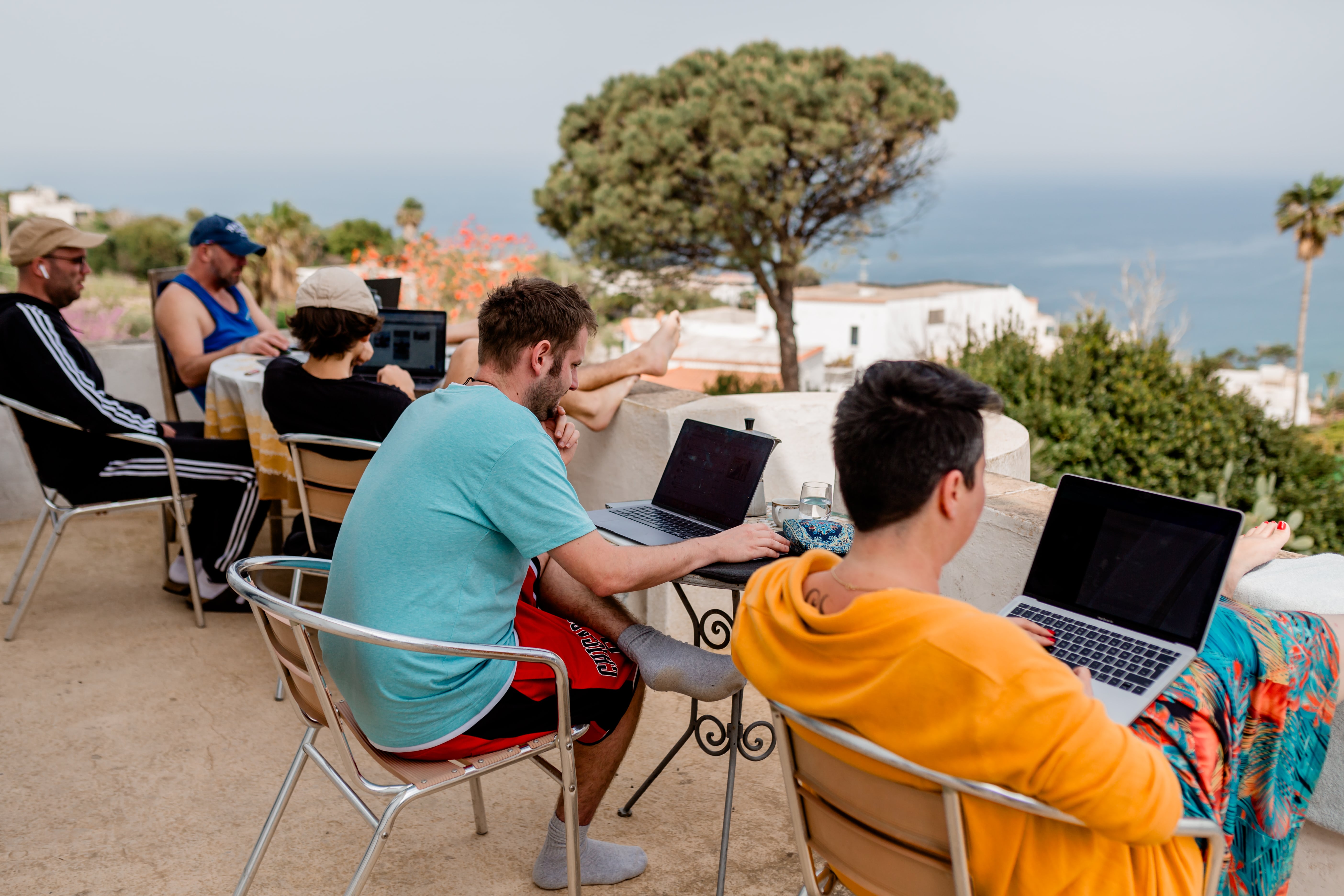 Co-working in Naples with ocean view
